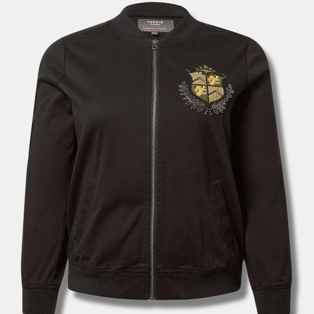 NWT Stretch Twill Bomber Jacket